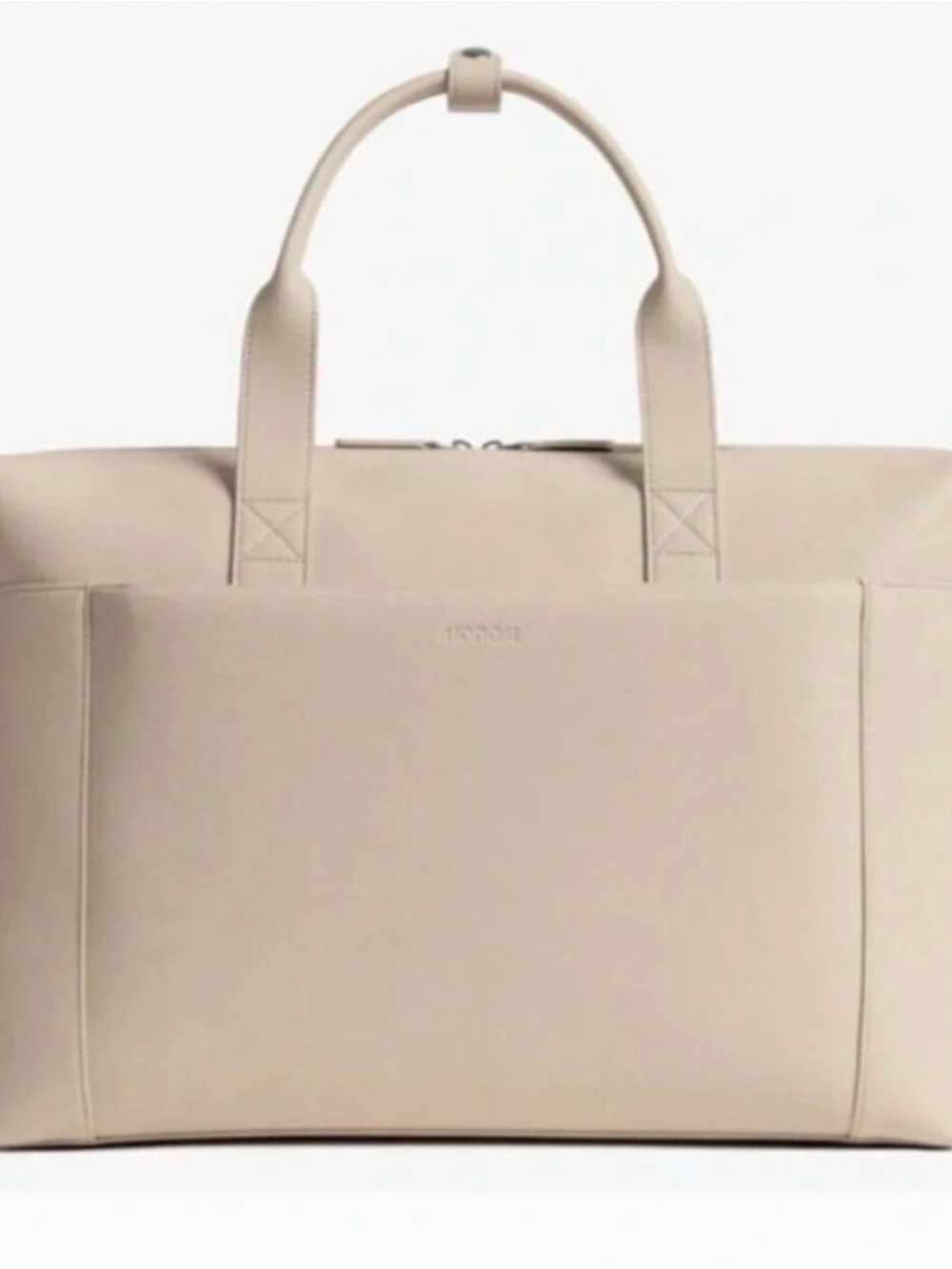 MONOS Metro Duffle Bag Ivory Vegan Leather Luggage
